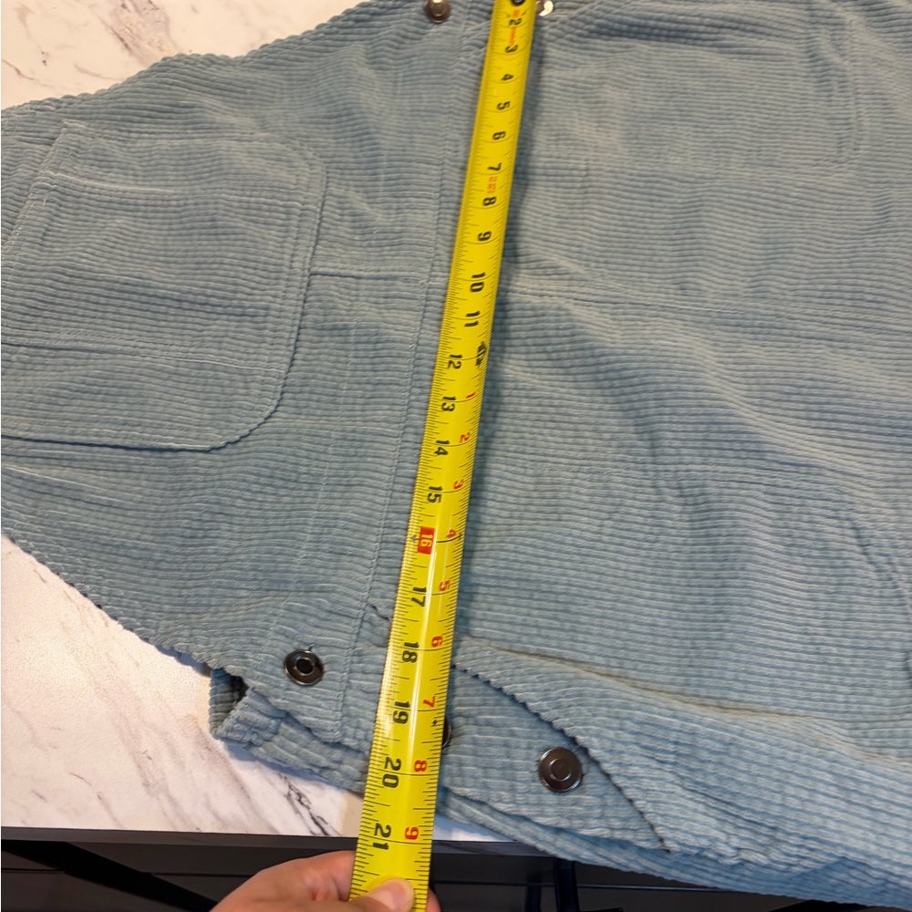 Wild Fable Light Blue Corduroy Overalls - Picture 6 of 7